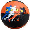 Colorful High Quality Rubber Basketball Gift